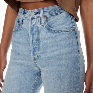 Denim Forum The BF High-Rise Loose 30L Light Blue Women's Jeans